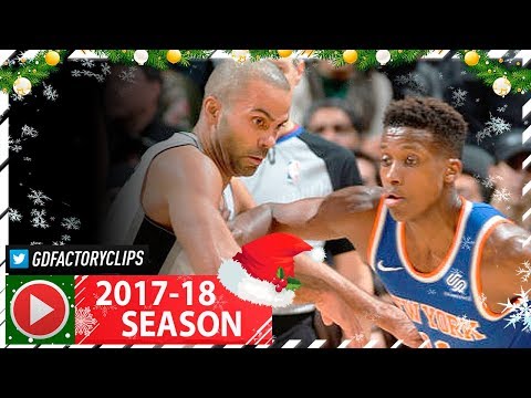 Frank Ntilikina Full Highlights vs Spurs (2017.12.28) - 9 Pts, 11 Ast, Duel vs Tony Parker!