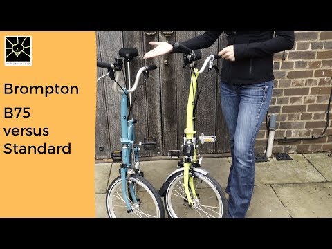 Brompton B75 folding bike vs standard Brompton