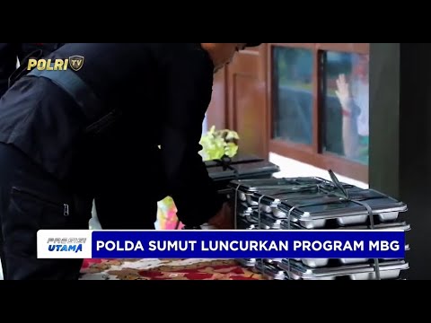 POLDA SUMUT LUNCURKAN PROGRAM MAKAN BERGIZI GRATIS DI TK DAN SD KEMALA BHAYANGKARI I MEDAN