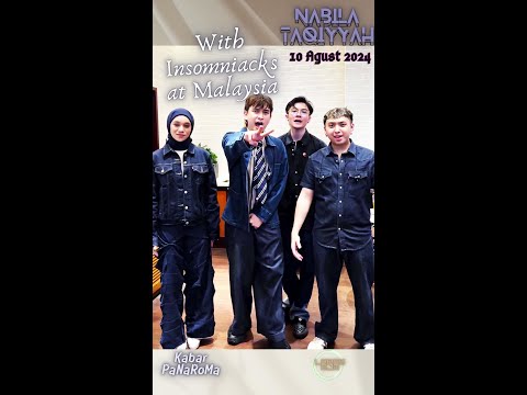 Meet n Greet & Press Conference Nabila Taqiyyah bersama Insomniacks di Malaysia, 10 Agust 2024
