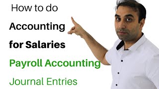 How to do Accounting for Salaries |Payroll Accounting| journal Entries for Salaries|