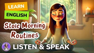 Stoic Morning Routines | Improve your English | English Listening and speaking Practice