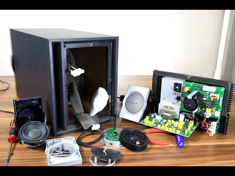 Look inside bose companion 3 multimedia speaker system