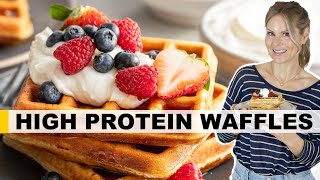 HIGH PROTEIN WAFFLES I Can't Stop Making! | Healthy Breakfast Idea