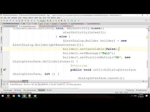 Android Tutorial Sqlite Crud Part 2