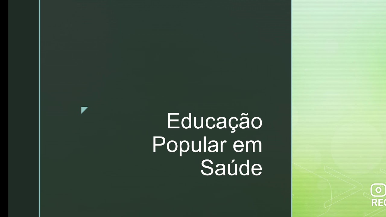 Educação Popular em Saúde