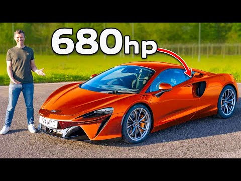 ¡McLaren Artura reseña con 0-100 km/h, 1/4 de milla y PRUEBA de drift!