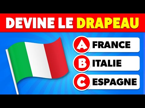 Devine le PAYS par son DRAPEAU - Avec Options 🚩✅ | 100 Drapeaux 🤓