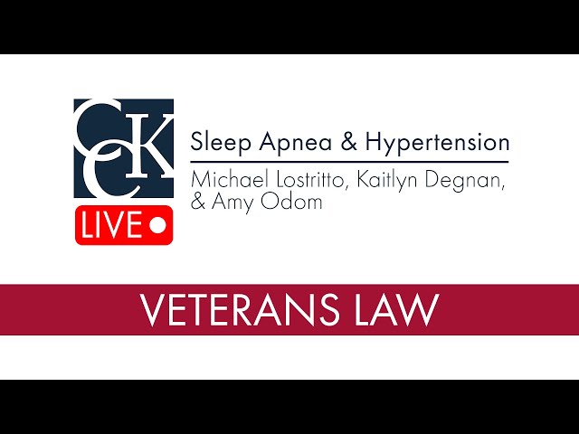 Sleep Apnea and Hypertension VA Disability Claims