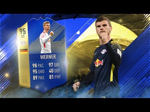 FIFA 18 TOTS Werner Review - FIFA 18 95 TOTS Werner Player Review