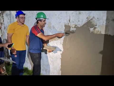 Aula Prática de Curso de Pedreiro no Senai 07.04.26