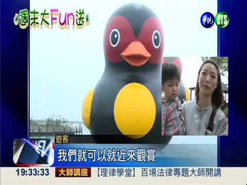 台南賞"鴨鯨"!七股鹽山喜迎嬌客