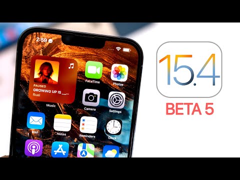 iOS 15.4 Beta 5 Released - What's New?