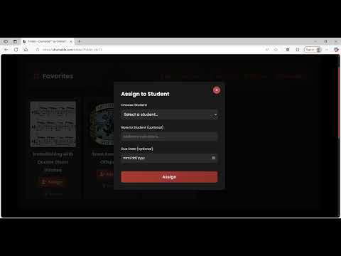 Video thumbnail for Create Assignment (Folders) demonstration