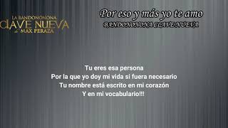 🎵POR ESO Y MAS YO TE AMO - CLAVE NUEVA (LETRA)🎵