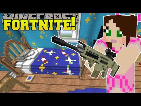 Minecraft: TOY STORY BEDROOM - FORTNITE BATTLE ROYALE - Modded Mini-Game
