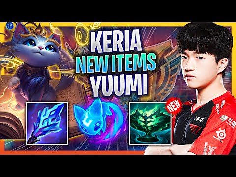 LEARN HOW TO PLAY YUUMI SUPPORT LIKE A PRO! | 🔥NEW ITEMS🔥 T1 Keria Plays Yuumi Support vs Bard!