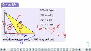 Eğitim Vadisi TYT Geometri 10.Föy Üçgende Alan Konu Anlatım Videoları