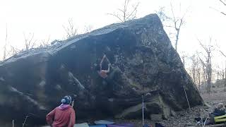 Video thumbnail of Cloud of Stars, V9. Horseshoe Canyon Ranch