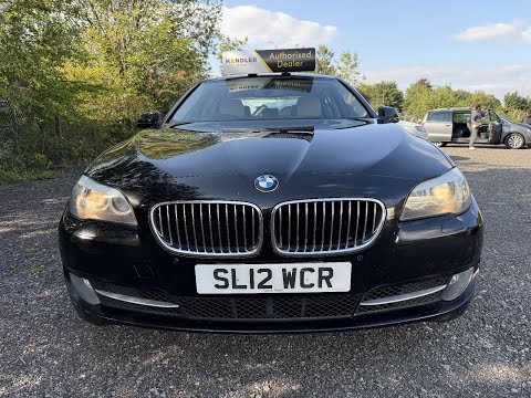 2012 BMW 5 Series 520d SE Steptronic Euro 5 | 131K Miles | Diesel | Black Saloon | £3,995 | For Sale