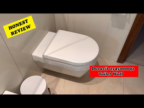 Duravit 2545090092 Wall-Mounted Toilet Review: Modern & Space-Saving