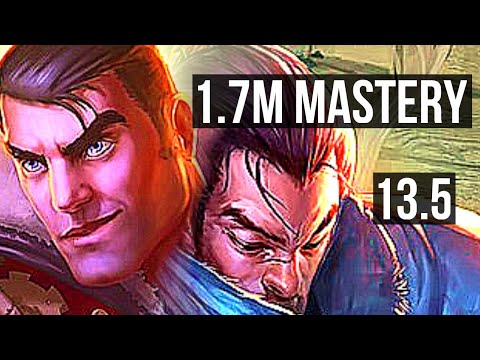 JAYCE vs YASUO (TOP) | 1.7M mastery, 1100+ games, 4/1/5 | KR Challenger | 13.5