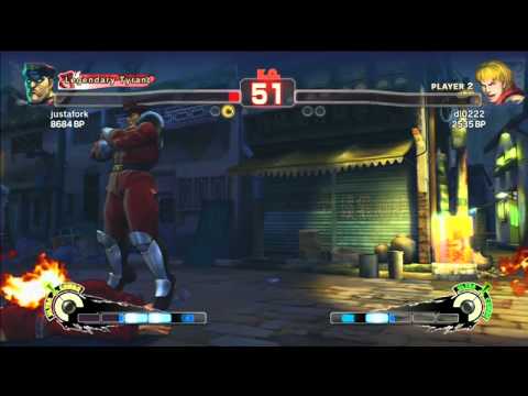 SSF4 AE: justafork (M. Bison) VS dl0222 (Ken)