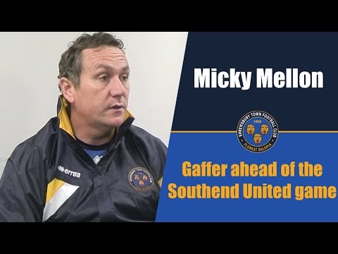 INTERVIEW | Micky Mellon Pre Southend United (A)