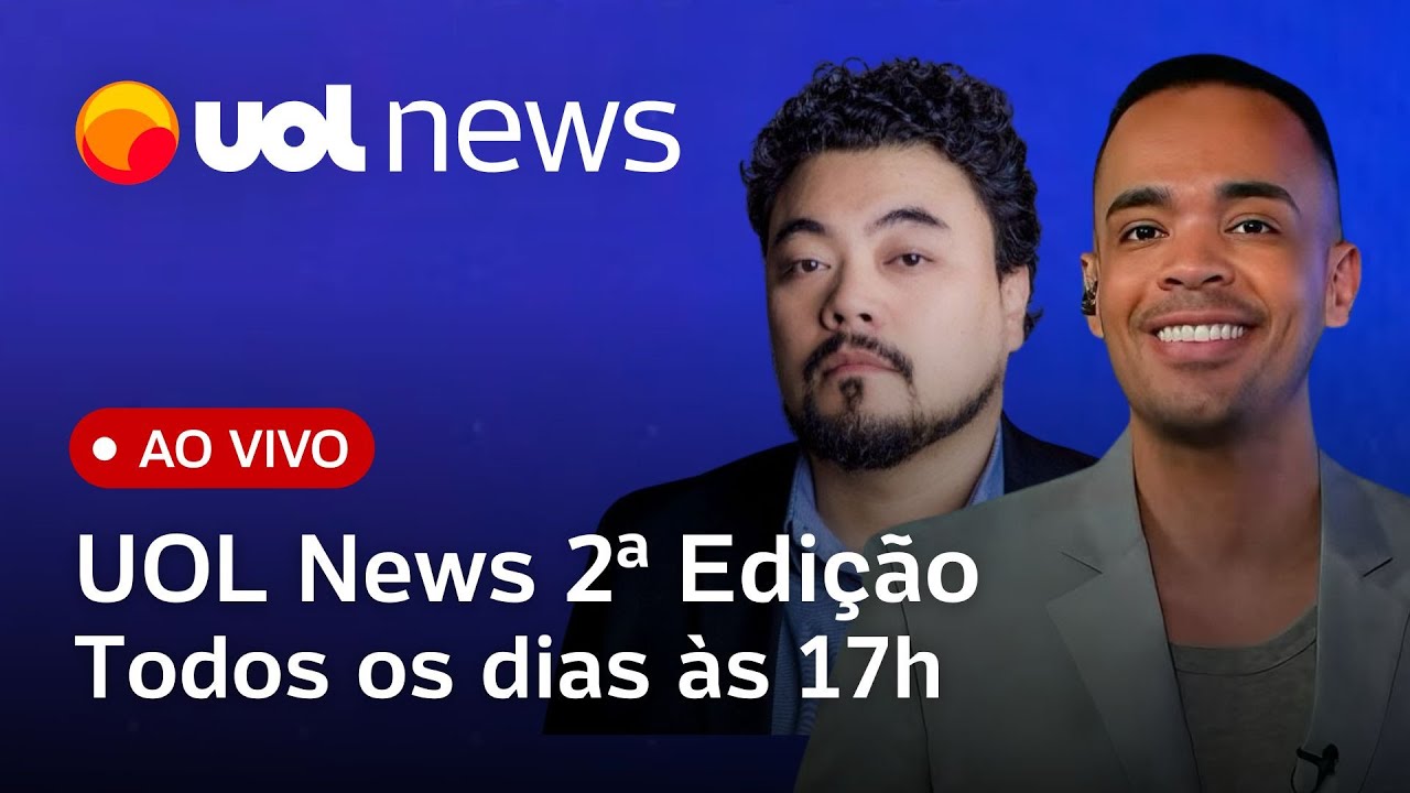UOL NEWS 2º EDIÇÃO AO VIVO COM DIEGO SARZA E LEONARDO SAKAMOTO | 26/05/2025