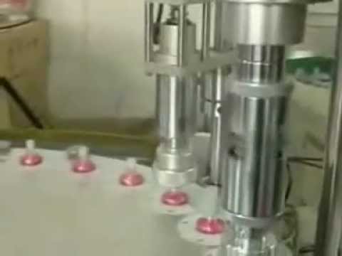 Automatic Nail Polish Filling, Brush Inserting & Capping Machine (3 in One)