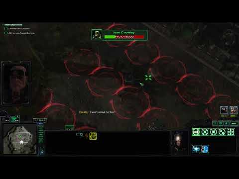 StarCraft II: Annihilation Mission 21 "Mysterious Revelations" Ivan Crowley Boss Fight.