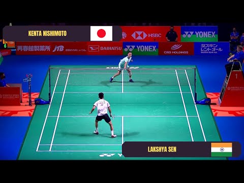 BADMINTON | Kenta NISHIMOTO (JPN) vs. Lakshya SEN (IND) | Japan Open 2022