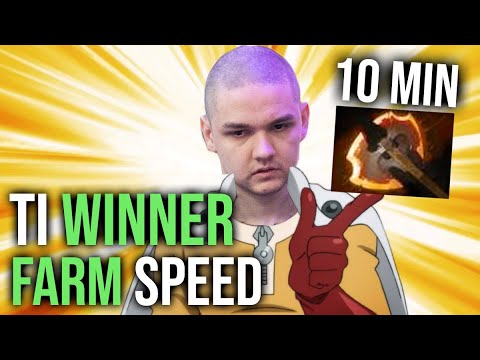 Yatoro 10 min BF & 1100 XPM — FARM SPEED in 2 Games