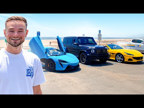 SUPERCARS RIJDEN IN LOS ANGELES! 🇺🇸