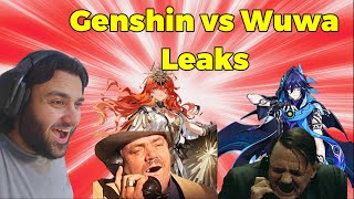 THIS IS HILARIOUS!! Genshin vs Wuwa Leaks REACTION!