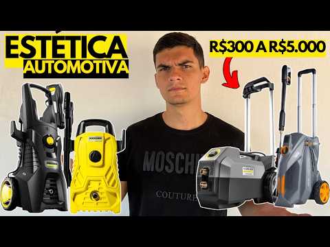 GUIA COMPLETO: Lavadoras para Estética Automotiva desde INICIANTE que tem R$300 ao PRO que tem 5 Mil