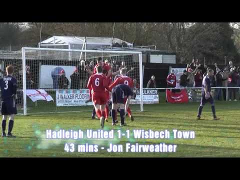 Hadleigh United v Wisbech Town - FA Vase - 15/02/14 *Wisbech goals only*