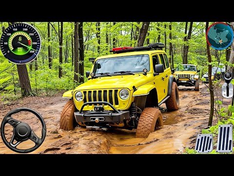 4x4 Offroad Jeep Driving Simulator 3D - Drive SUV 4x4 jeep Offroad Game - Android GamePlay