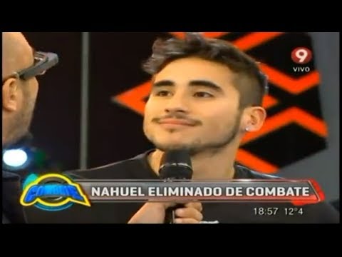 Momento de eliminación (04/07/14) - Nahuel queda eliminado de Combate!