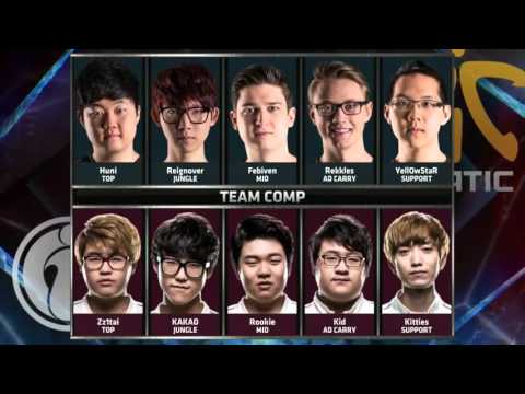 Fnatic vs Invictus Gaming ¦ Day 1 Game 1 Group B LoL S5 World Championship 2015 ¦ FNC vs IG D1G1