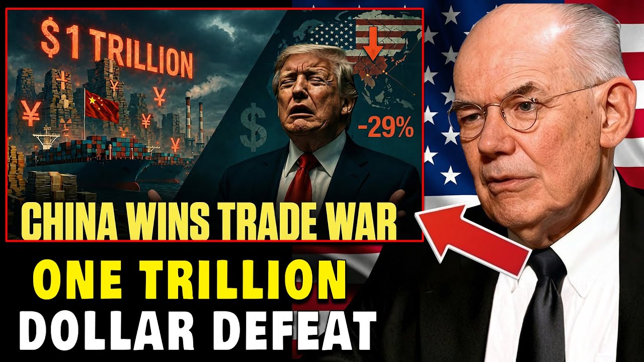 China Smashes $1T Trade Surplus — US Exports CRASH 29%