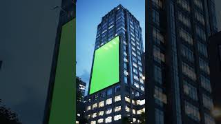Download lagu 3D LED Billboard on a Skyscraper Wall Green Screen Effect #greenscreen #chromakey #tracking mp3 Download lagu 3D LED Billboard on a Skyscraper Wall Green Screen Effect #greenscreen #chromakey #tracking mp3