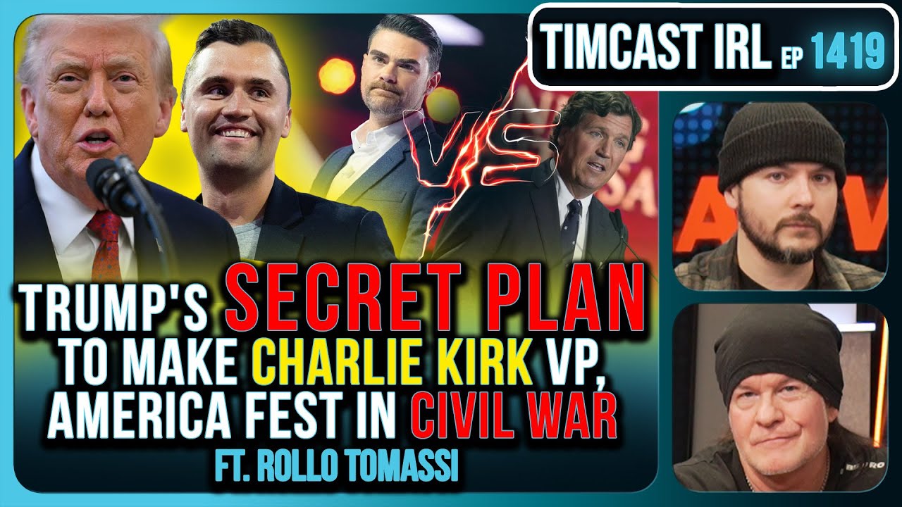 Trump's Secret Plan To Make Charlie Kirk VP, America Fest IN CIVIL WAR | Timcast IRL