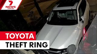 Toyota overhauls security after $9m theft ring busted | 7NEWS