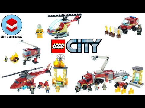 All Lego City Fire Sets 2021 - Lego Speed Build Review