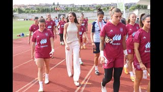 Visita a la concentración de la Selección Nacional femenina de Fútbol participante en la “Copa Mundial Femenina de la FIFA Australia & Nueva