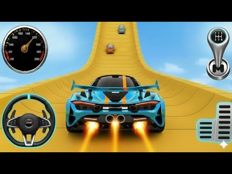 Mega Ramp Monster Car Racing 3D - Extreme Car Stunts - Android Gameplay