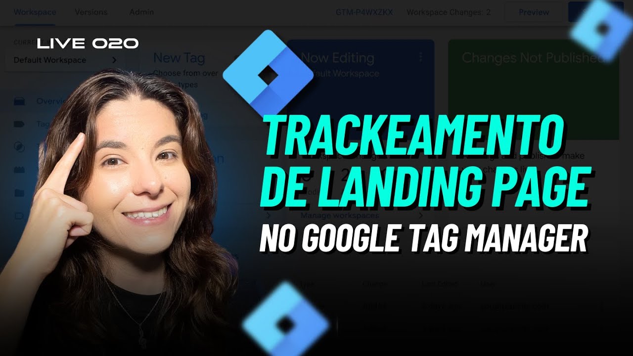 Como fazer o trackeamento de uma LANDING PAGE pelo GOOGLE TAG MANAGER | Live 020
