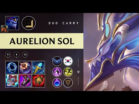 Aurelion Sol Carry vs Lucian - KR Diamond Patch 25.24