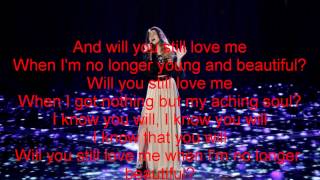 Mia Pfirrman - Young and Beautiful -The Voice 7(Lyrics)
